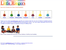 Tablet Screenshot of littleringers.com